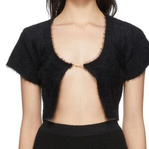 Black La Maillard Neve JAcquemus Cardigan